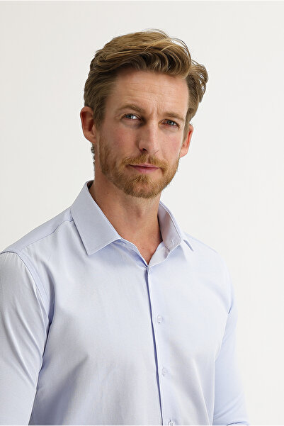 Kiğılı Дълъг ръкав, прилепваща кройка, памучна риза с шарки