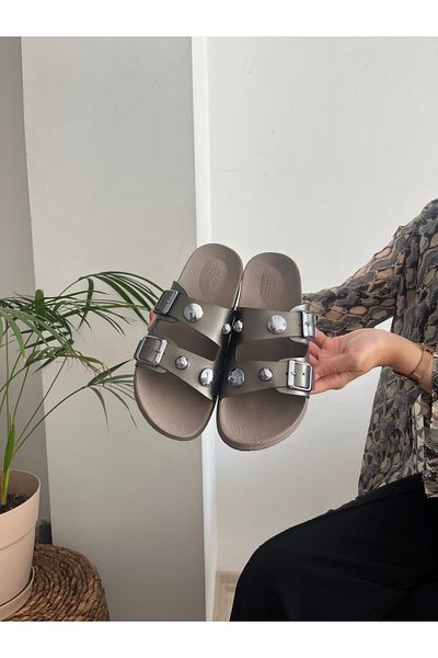 Behtah Kundura Stoned Stylish Design Soft Orthopedic Sole Daily Slippers