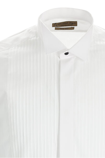 Abdullah Kiğılı Βαμβακερό πουκάμισο Ata Collar Slim Fit Slim Fit