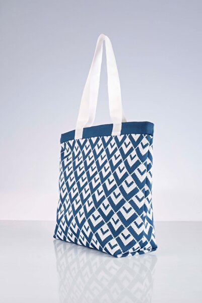 Sebir Moda V-подібна трикотажна сумка через плече та пляжна сумка