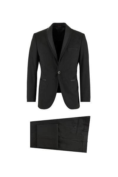 Abdullah Kiğılı Slim Fit Slim Fit Shawl Collar Tuxedo & Groom Suit