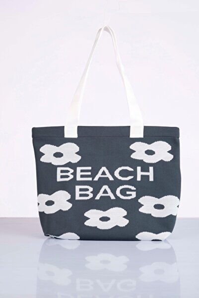 Sebir Moda Пляжна сумка з квітковим візерунком