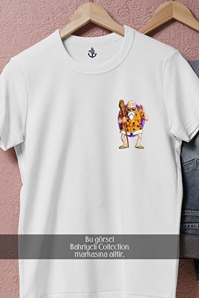 bahriyeli.jpeg oversized Master Buten Dragon Ball Z Εικονογράφηση με σχέδιο τσέπης Unisex T-Shirt
