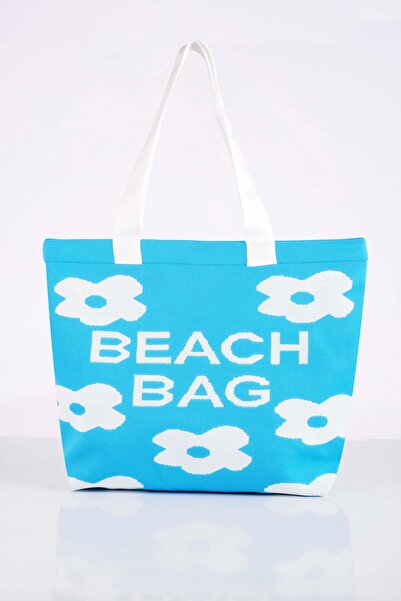 Sebir Moda Пляжна сумка з квітковим візерунком