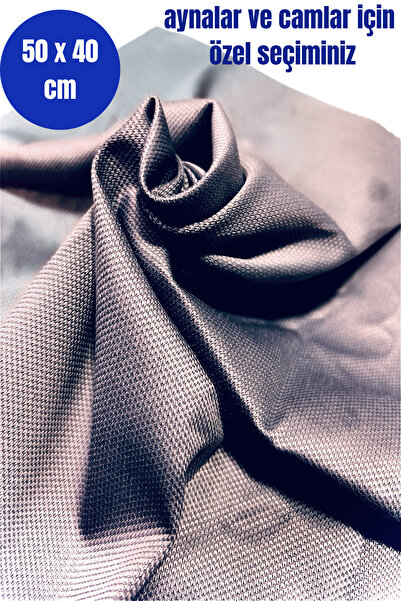 M.Y. TASO Oto Yıkama Araba Gri Mikrofiber Oto Cam Ve Ayna Temizlik Bezi 40*50...