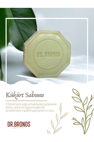 Dr. Bronos Natural Sulfur Soap 125 gr