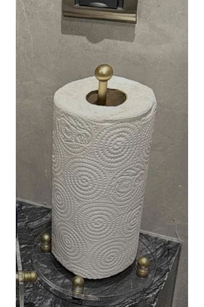 innossa pleksi dekorasyon Paper towel napkin holder with brass plated detail