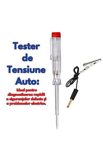 Generic Tester de siguranțe auto și set + suport temporar pentru număr de telefon de parcare