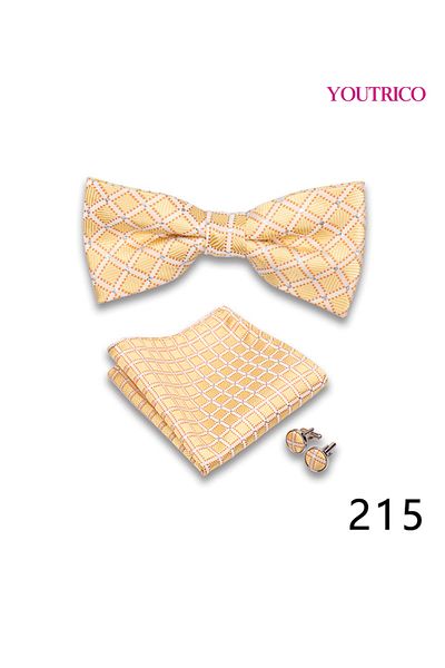 Youtrico Suit Tie Handkerchief Cufflink-Premium Handmade 3-Piece