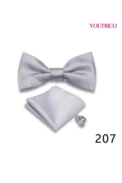 Youtrico Suit Tie Handkerchief Cufflink-Premium Handmade 3-Piece