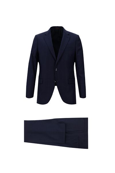 Abdullah Kiğılı Wool Classic Checkered Suit