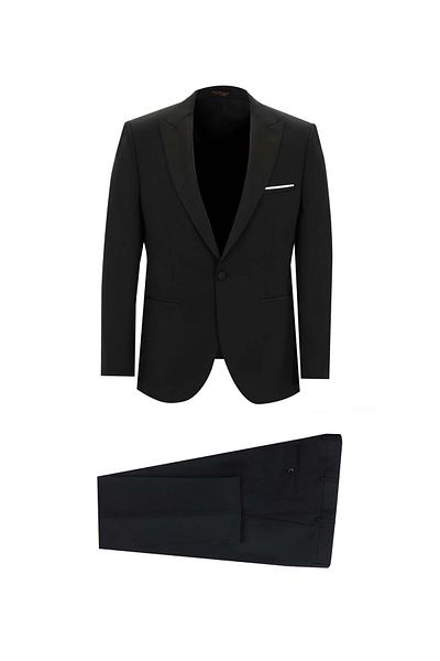 Abdullah Kiğılı Slim Fit Slim Fit Pointed Collar Tuxedo & Groom Suit