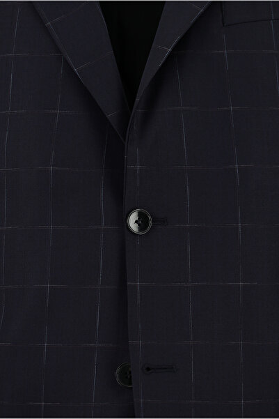 Abdullah Kiğılı Yünlü Klasik Kareli Takım Elbise