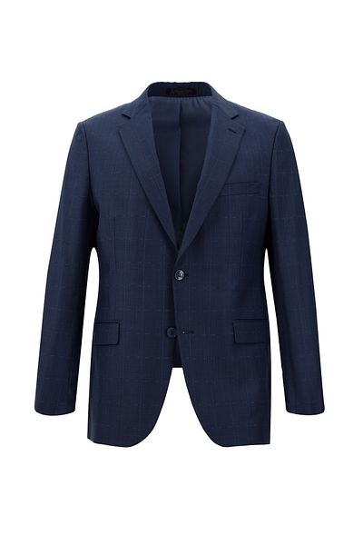 Abdullah Kiğılı Wool Classic Checkered Suit