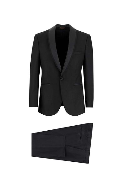 Abdullah Kiğılı Slim Fit Slim Fit Shawl Collar Tuxedo & Groom Suit