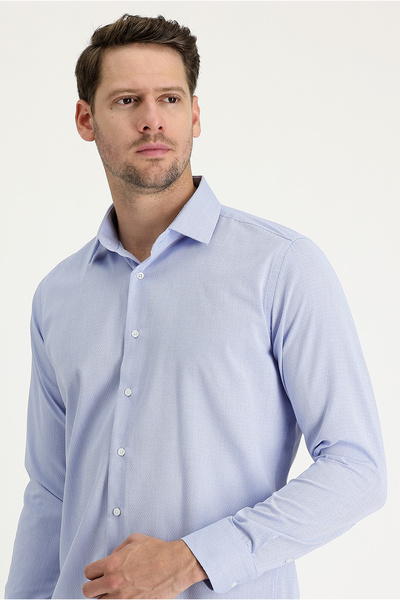 Kiğılı Cămașă cu mânecă lungă, slim fit, cu model clasic, din bumbac, ușor de călcat
