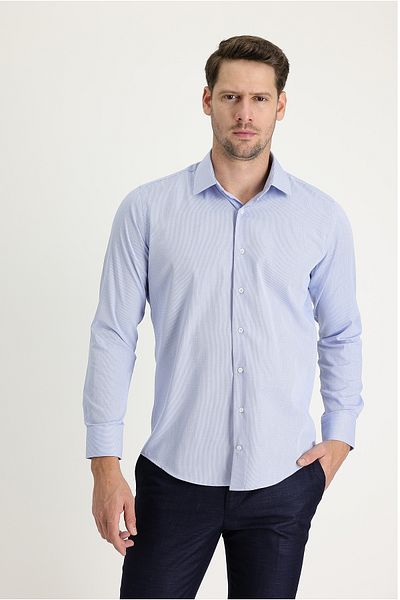 Kiğılı Cămașă cu mânecă lungă, slim fit, cu model clasic, din bumbac, ușor de călcat