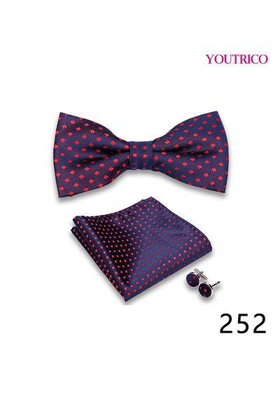 Youtrico Suit Tie Handkerchief Cufflink-Premium Handmade 3-Piece