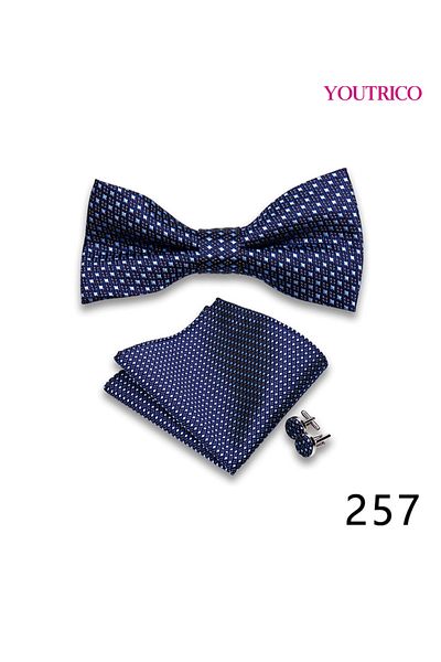 Youtrico Suit Tie Handkerchief Cufflink-Premium Handmade 3-Piece