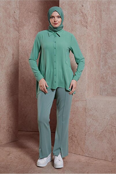 Alvina SLIP DETAILED TROUSERS 70710