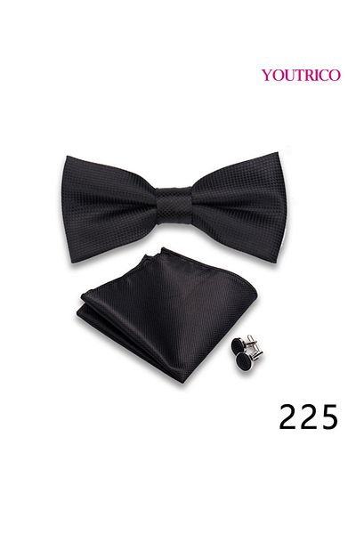Youtrico Suit Tie Handkerchief Cufflink-Premium Handmade 3-Piece