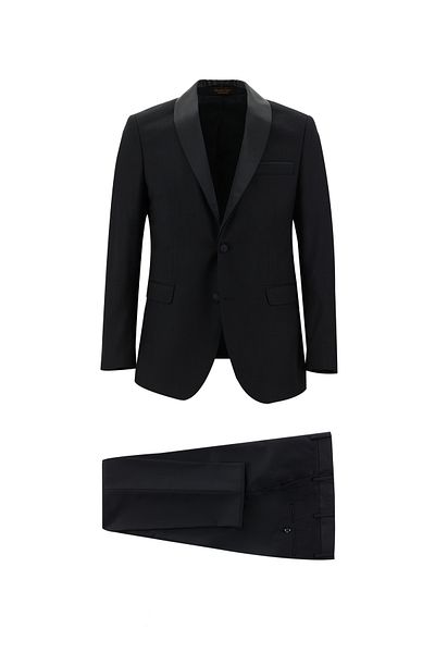 Abdullah Kiğılı Slim Fit Slim Fit Shawl Collar Tuxedo & Groom Suit