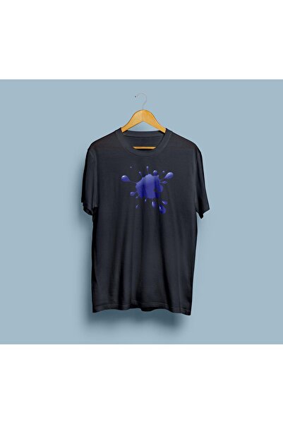 Generic Brand Oversize Paint Splash Printed Unisex T-Shirt