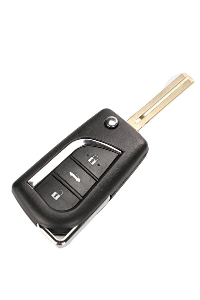 Choice حافظة مفتاح ريموت قابلة للطي بثلاثة أزرار TOY48 jinyuqin جديدة تناسب ح...