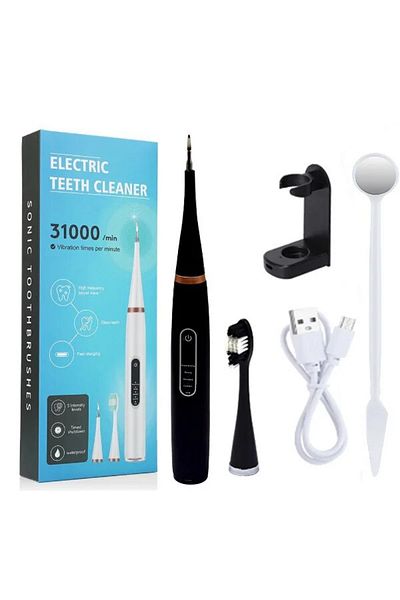 Choice Black Electric Toothbrush With Sonic Cleaning 3-in-1 For Removing Tartar Whitening Teeth Oral Care U