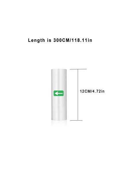 Choice 12cm 1 Roll Sous Vide Roll Bags For Vacuum Packing Machine Packaging Food Storage Vacuum Bags For Va