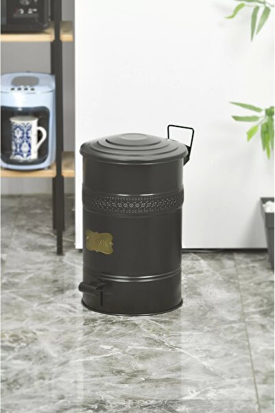 Evistro Κάδος απορριμμάτων με πεντάλ μεταλλικό γαλβανισμένο με καπάκι κουζίνα...