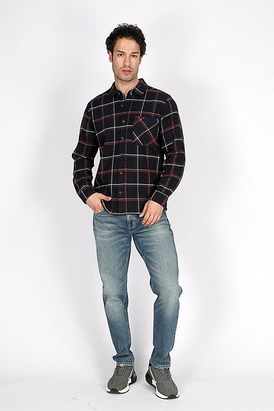Lee Cooper Мъжки дънки Oxford със средно висока талия, удобни, стеснени, сини