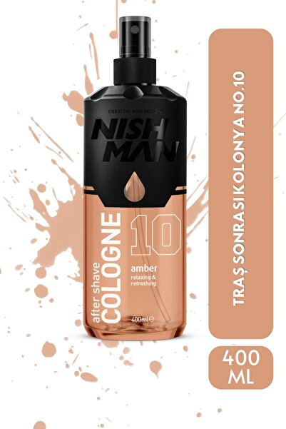 NISHMAN 10 Amber Tıraş Kolonyası / Special Edition 400 Ml