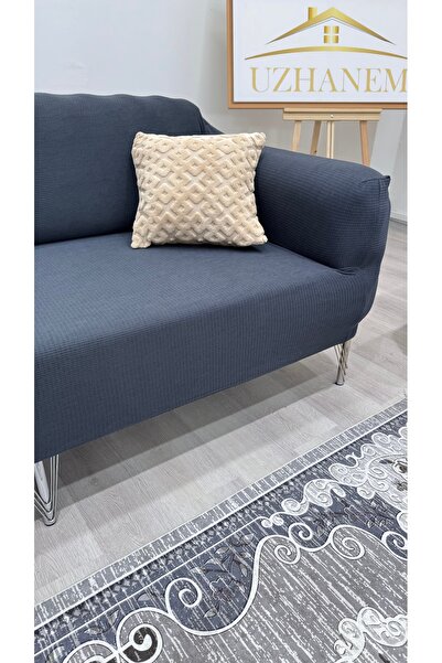 uzhanem Середній розмір 2-місний чохол для дивана (150–190 см) з еластичною гумкою та антиковзаючим покриттям