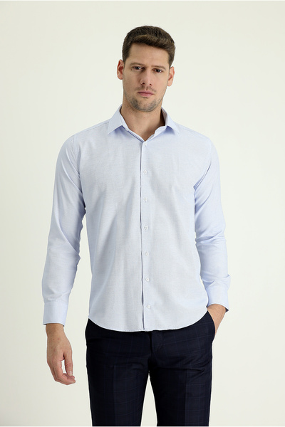 Kiğılı Cămașă cu mânecă lungă, slim fit, cu model clasic, din bumbac, ușor de călcat