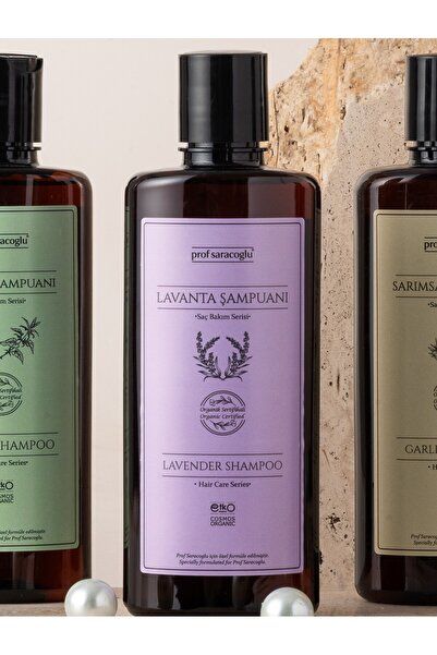 prof saracoglu Lavender 350 ml Organic Certified Shampoo