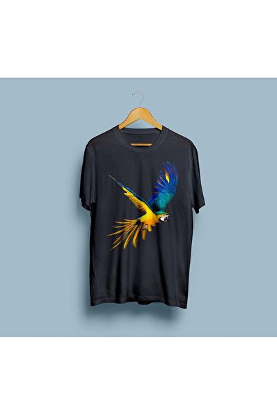 Generic Brand Unisex Oversize American Parrot T-shirt