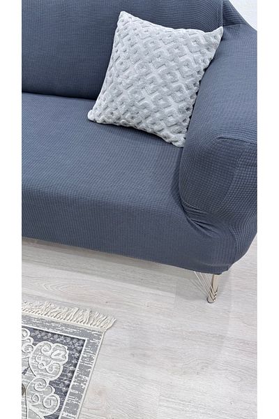uzhanem Medium Size 2-Seater Seat Cover (150–190 cm) Lycra Flexible Elastic Non-Slip