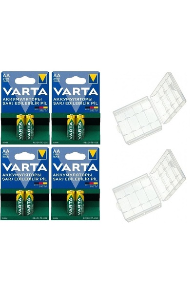 Varta 8 Adet 2100mah Ni-mh Ready To Use Aa Şarjlı Kalem Pil