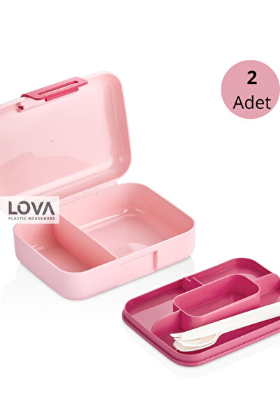 Lova Bölmeli Çocuk Beslenme Kabı (2 Adet)