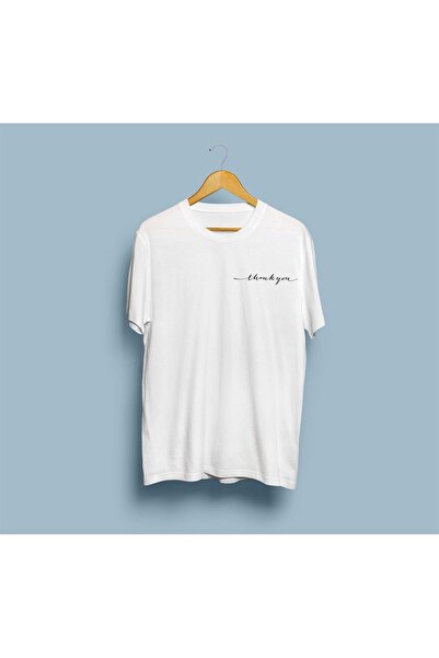 Generic Brand Υπερμεγέθη μπλουζάκι Unisex με στάμπα  "ThankYou " /  "Tanks Ed...