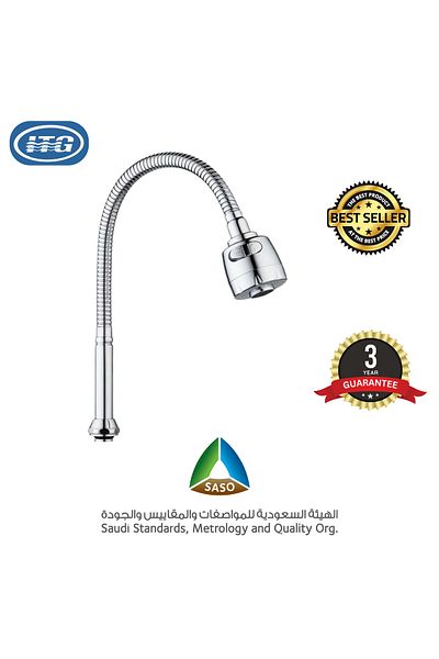 itg Universal Stainless Steel Faucet Tube, Rotating Nozzle Pipe, Flexible Outlet for Kitchen Sink