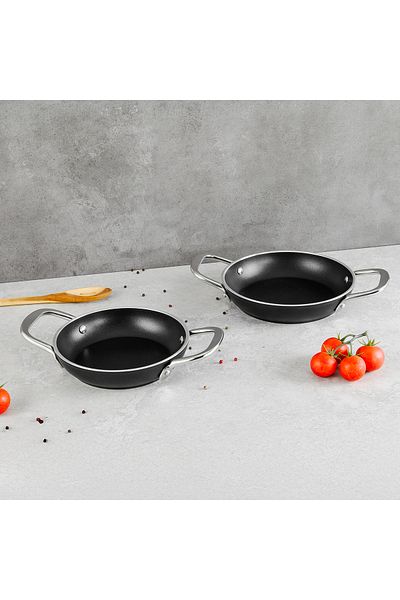 Aryıldız Atlanta 2 Piece Sahan Set 18-20 cm Black
