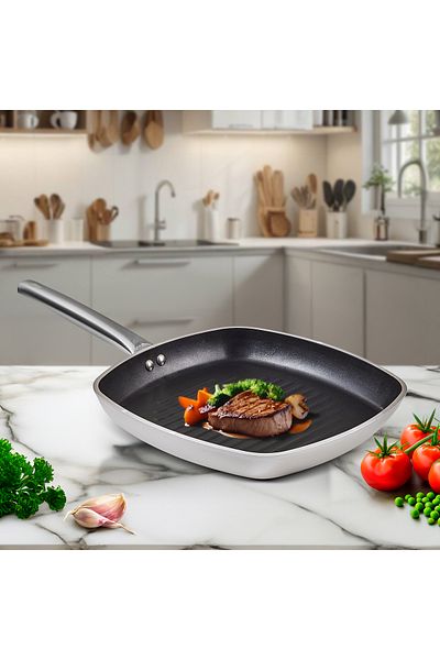 Aryıldız Atlanta 28 cm Grill Pan Beige