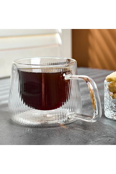 Perotti Lineo Short Double Wall Mug 200 ml