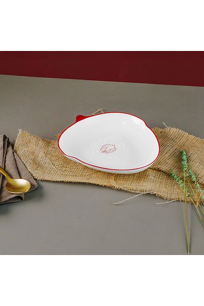 Aryıldız Red Bird Triangle Plate 20 cm