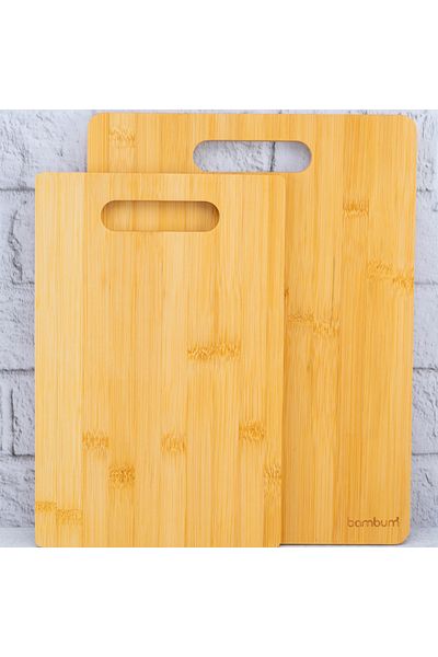 Bambum Leona Double Cutting Board Bamboo