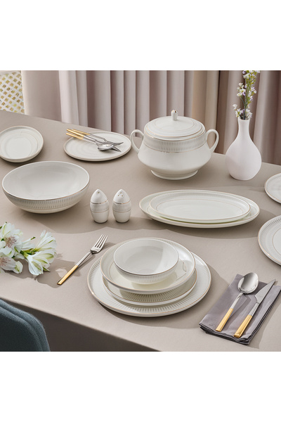 Aryıldız Serenity 60 Parça 12 Kişilik Yemek Takımı