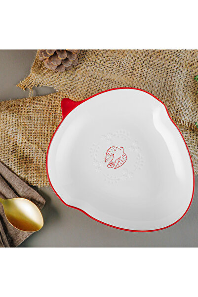Aryıldız Red Bird Plate 24 cm