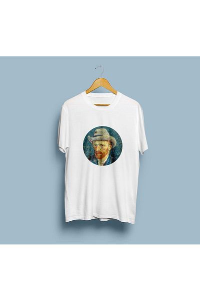 eioswear Van Gogh Portrait with Hat Unisex Oversize T-shirt